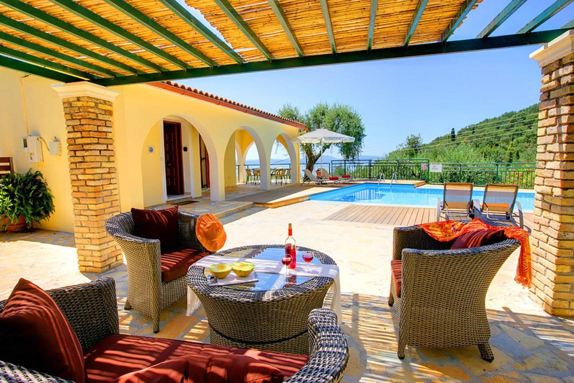 ניסקי Villa Nitsa Signature Villa In Exquisite Northeastern Corfu Greece מראה חיצוני תמונה