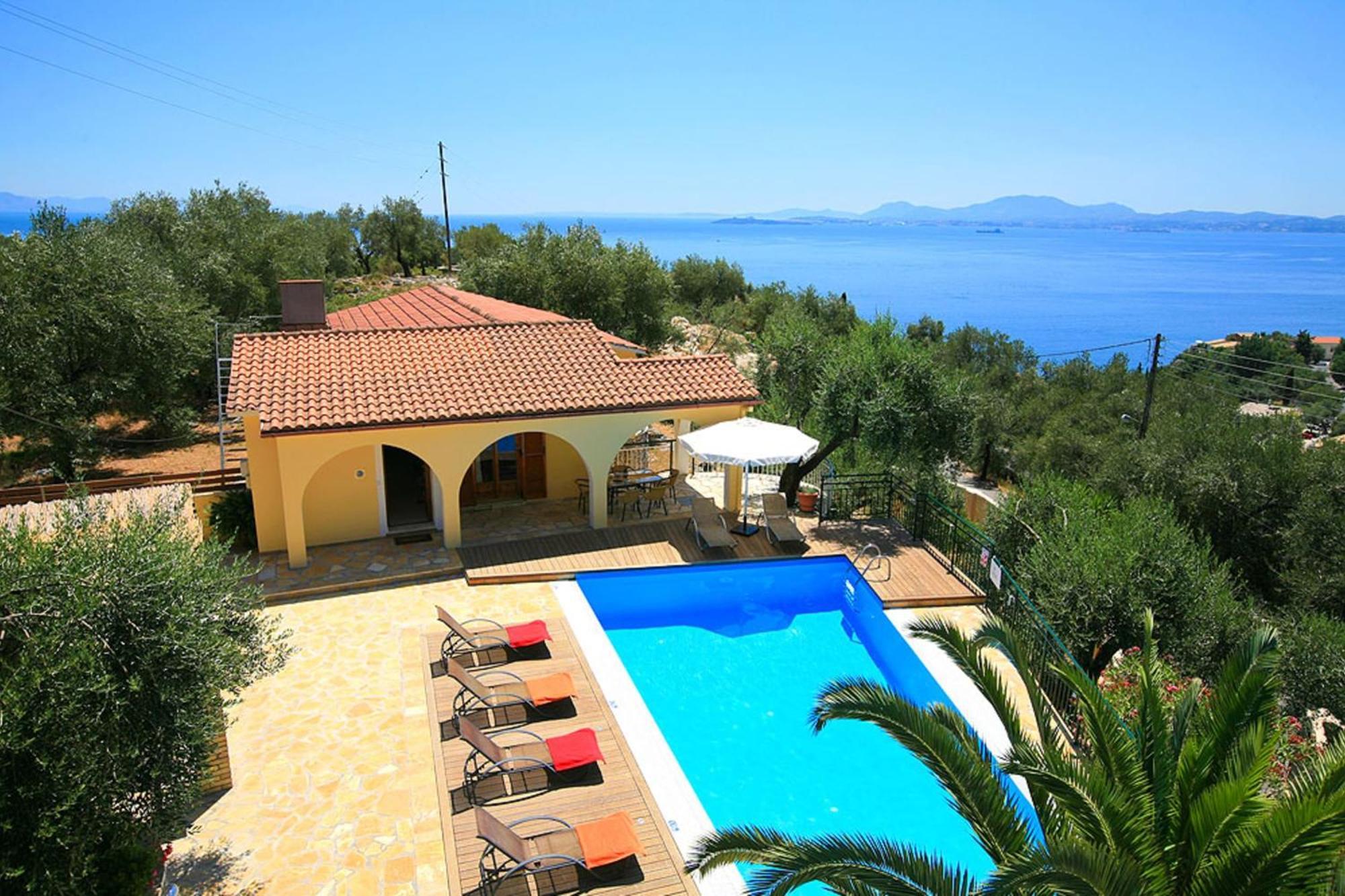 ניסקי Villa Nitsa Signature Villa In Exquisite Northeastern Corfu Greece מראה חיצוני תמונה